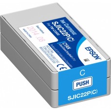 Голубой картридж SJIC22P(C)  для TM-C3500
