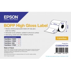BOPP High Gloss Label (самоклеящийся рулон, с вырубкой): 102мм x 152мм , 960 этикеток BOPP High Gloss Label (самоклеящийся рулон, с вырубкой): 102мм x 152мм , 960 этикеток